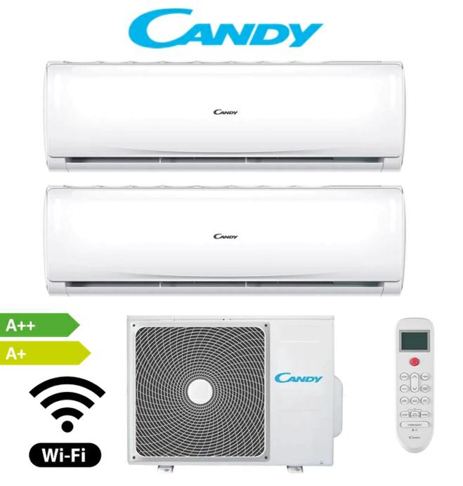 CANDY KLIMAANLAGE DUAL-SPLIT9000+12000 A++/A+ REINES WLAN CY-2T14AOUT