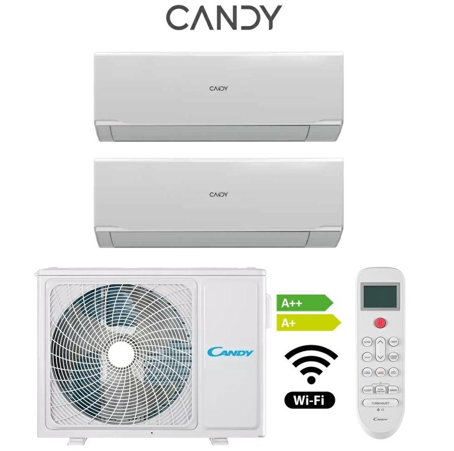 CANDY KLIMAANLAGE, DUAL-SPLIT-9000+9000 A++/A+, REINES WLAN, CY-2T14OUT