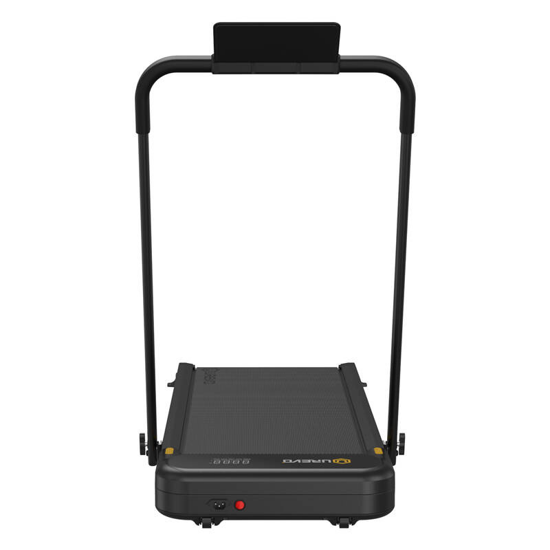 UREVO Strol 2E Smart 2-in-1-Elektro-Laufband (Schwarz) — Ideal für Zuhause und Büro