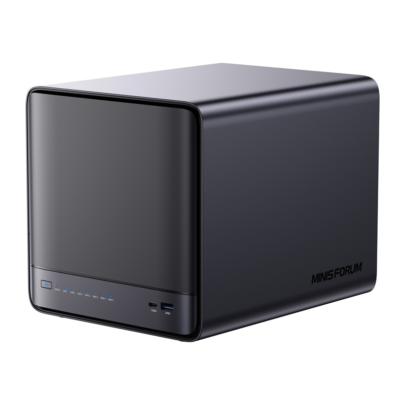 Mini-PC Minis Forum N5 Pro AMD Ryzen AI 9 HX Pro 370, 32GB+128GB SSD
