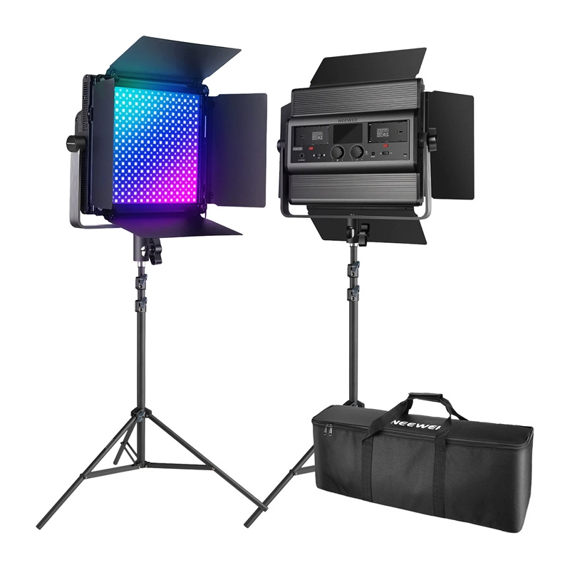 Neewer 1200RGB 60W V4 LED Video Light Kit for Photography and Streaming