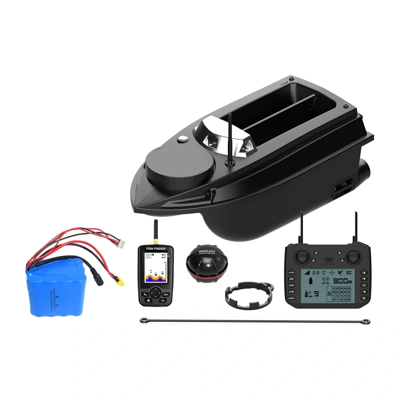 FLYTEC V030 Ecoscandaglio per Esca con Batteria - Barche da Pesca Intelligenti per un Carpfishing Ottimale