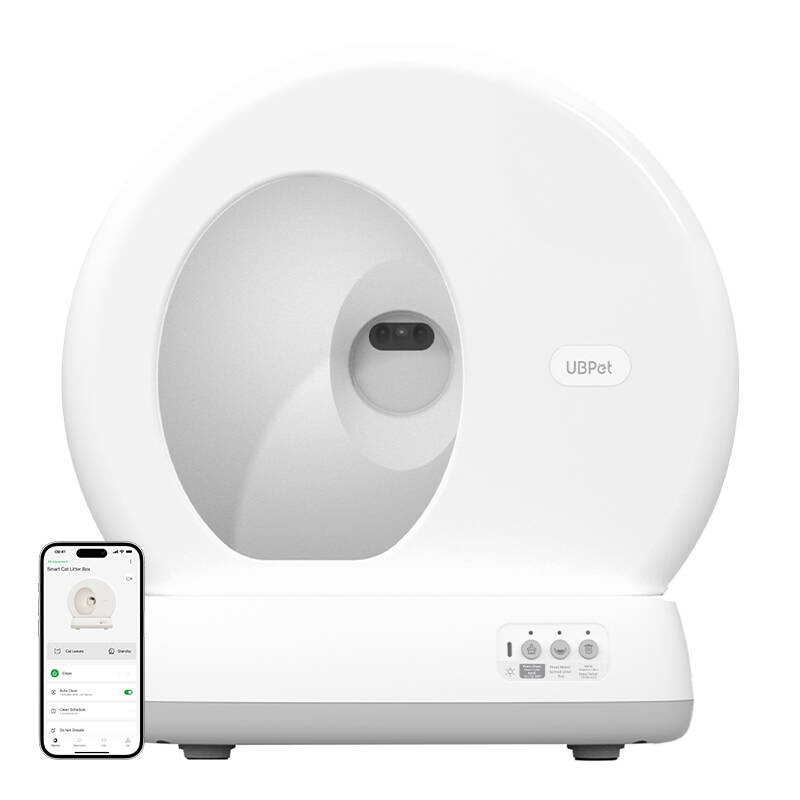 Intelligent self-cleaning cat litter box with camera uBPet C10 Pro
