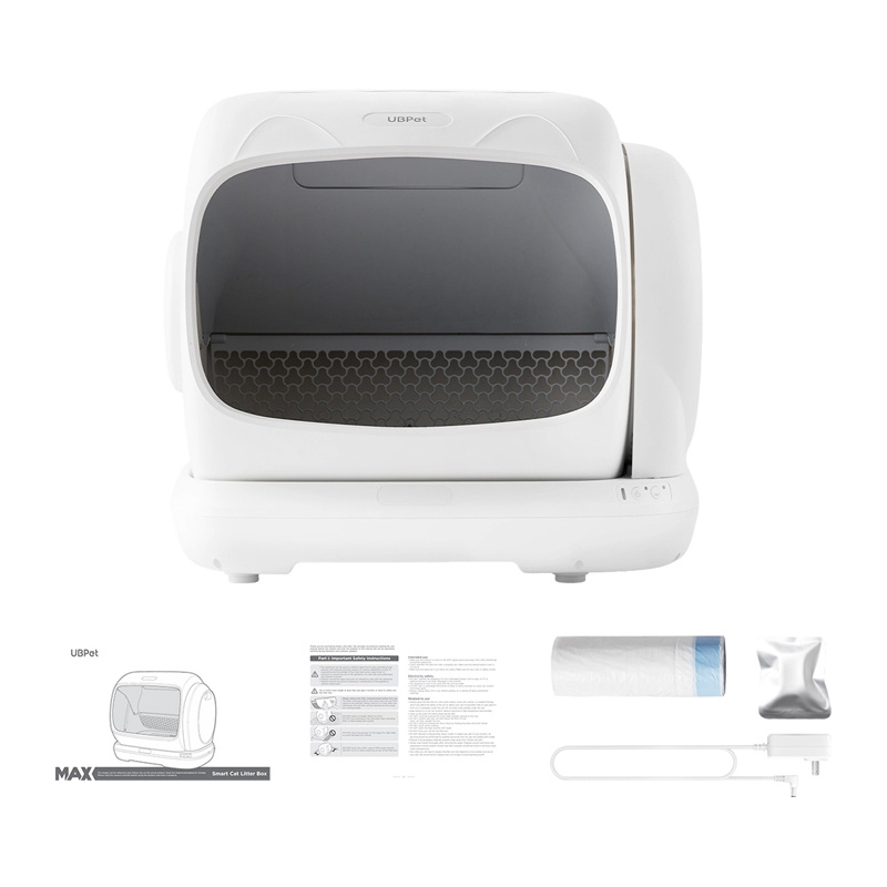 UBPet C41 Lettiera Autopulente Intelligente per Gatti - Design Moderno, Controllo Odori, Silenziosa, Grande Capacità
