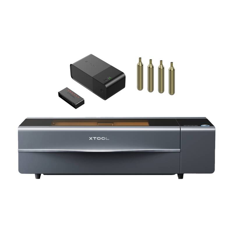 2-in-1 xTool P2S Lasergravurmaschine (Grau)