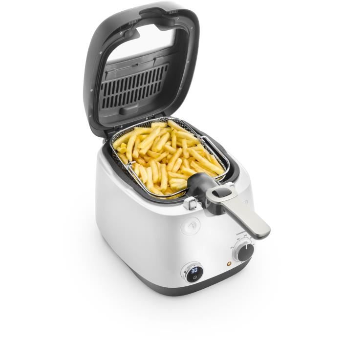 Friggitrice - DELONGHI - FS6067 - 2,4 L - 1700 W - 41,5 x 29 x 26 cm - Grigio / Nero