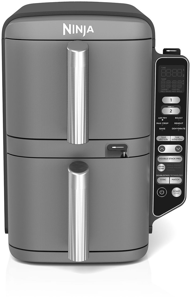 Friggitrice ad aria NINJA - Doppia pila XL SL451EU - Capacit� 9,5 l - 6 programmi di cottura - Sonda di temperatura - 2470 W
