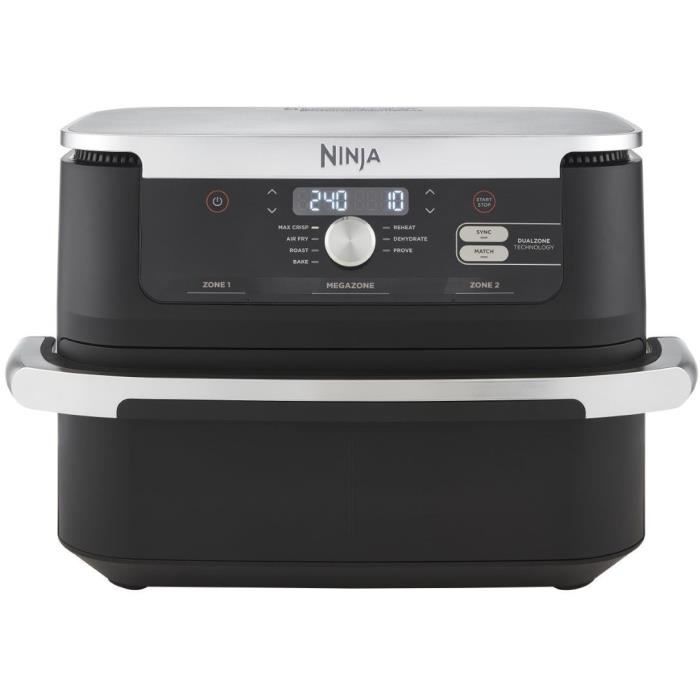 Friggitrice senza olio - NINJA - AF500EU - Foodi Flex - 10,4 L - 32,7 x 49,6 x 31,6 cm - Nero