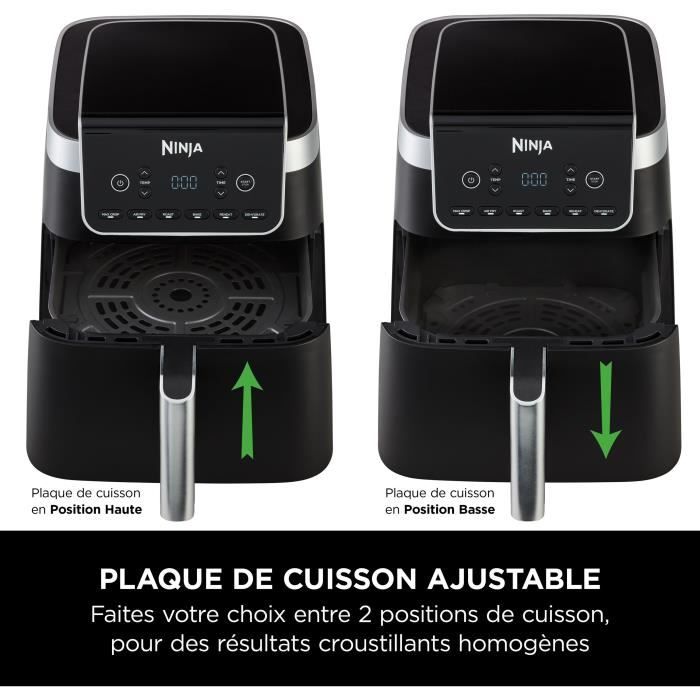 Friggitrice - NINJA - Max AF180EU - 2000 W - Nero - Temperatura variabile - Timer