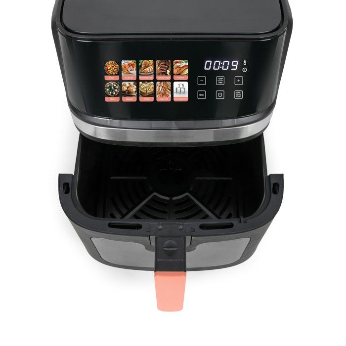 Friggitrice ad aria - LIVOO x Marmiton - DOC343CO - 8 L - 1700 W - 30 ricette tramite codice QR - Display digitale touchscreen al 100%
