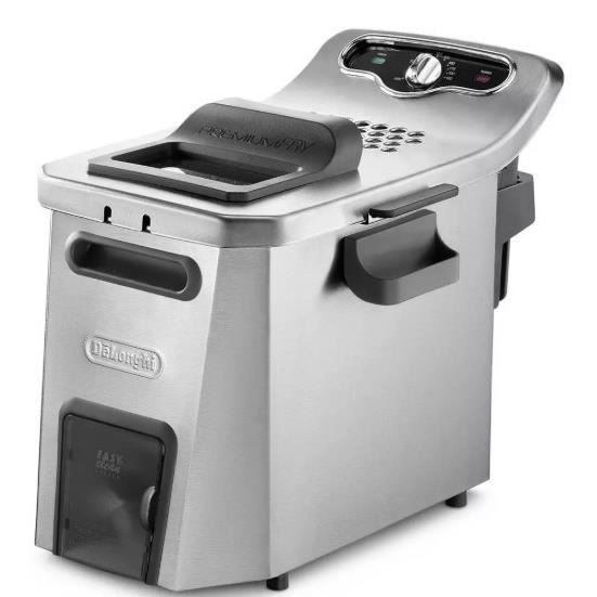 Friggitrice - DELONGHI - FZ44851 - Acciaio inox - 5 L - 3200 W - 29,3 x 41,7 x 23,2 cm