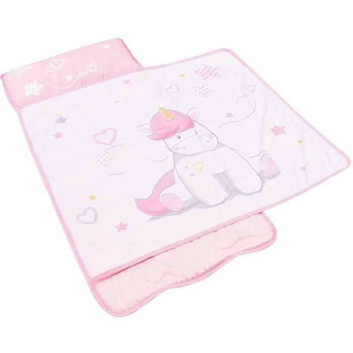 Materassino/Sacco a pelo per bambini - FUN HOUSE - Unicorno - L.55 x P.121 cm