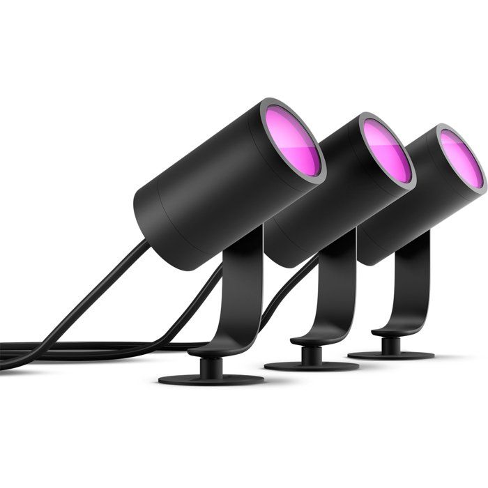 PHILIPS Kit di 3 punti collegati HW e CA Lily 8W - Antracite