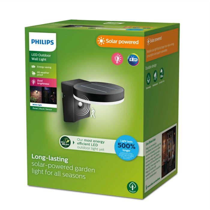 Applique da parete - PHILIPS - Zonale - Solare rotonda - Ultra efficiente