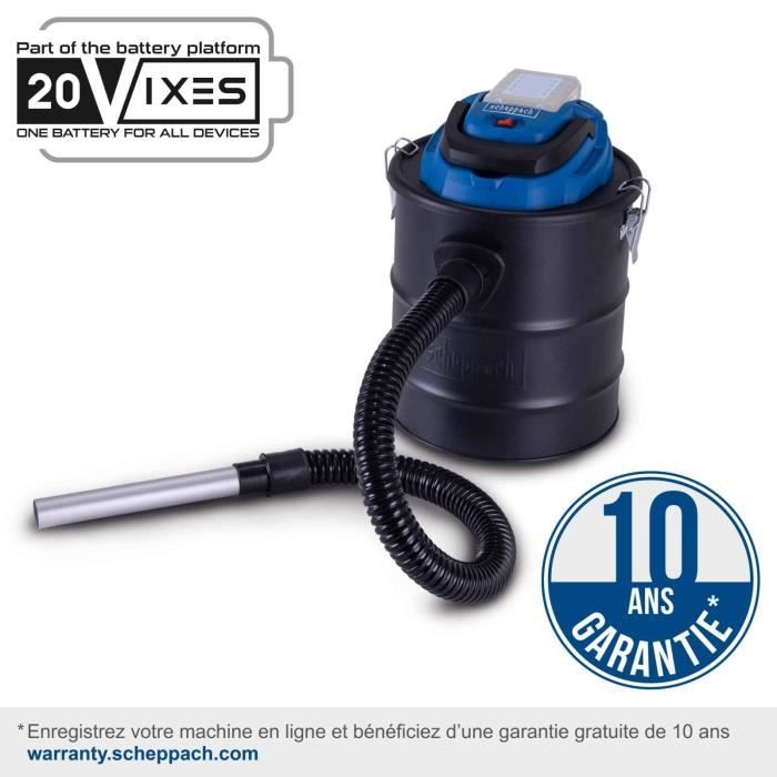 Aspiracenere senza fili con kit di avviamento 2Ah C-AVC15-X - Set S - SCHEPPACH