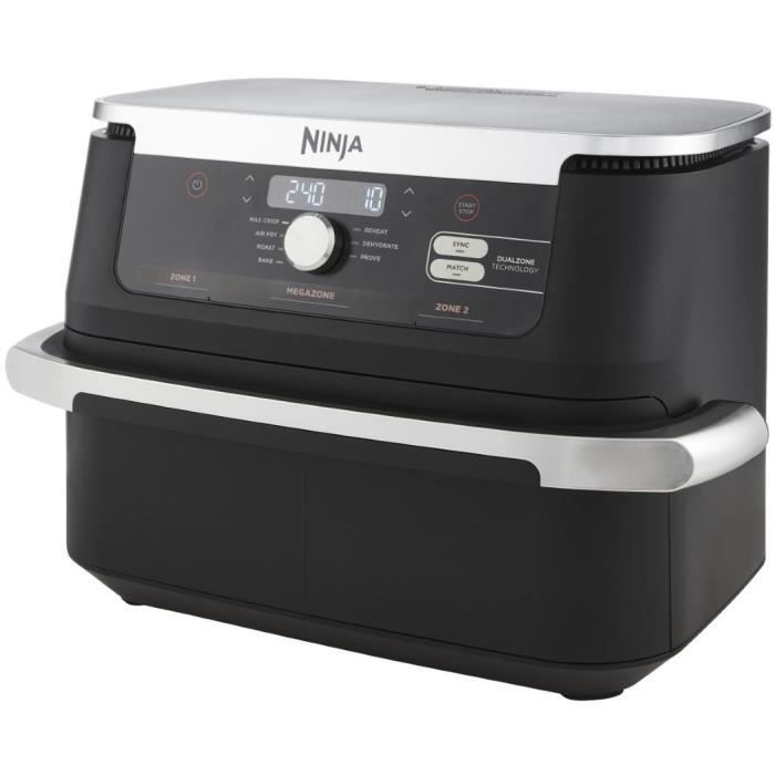 Friggitrice senza olio - NINJA - AF500EU - Foodi Flex - 10,4 L - 32,7 x 49,6 x 31,6 cm - Nero