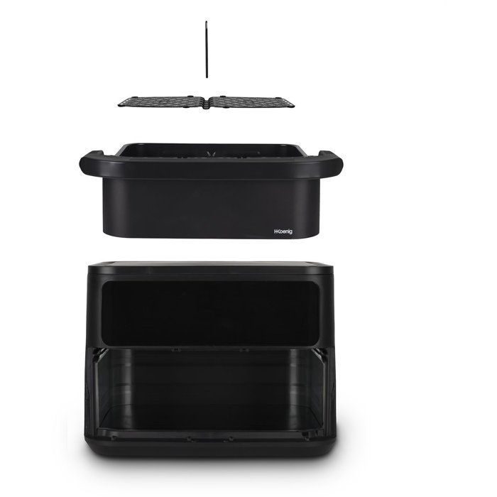 Friggitrice senza olio HKoeNIG - FRY960 - Capacit� 10 l convertibile in 2 x 5 l - 8 programmi di cottura - 2400 W
