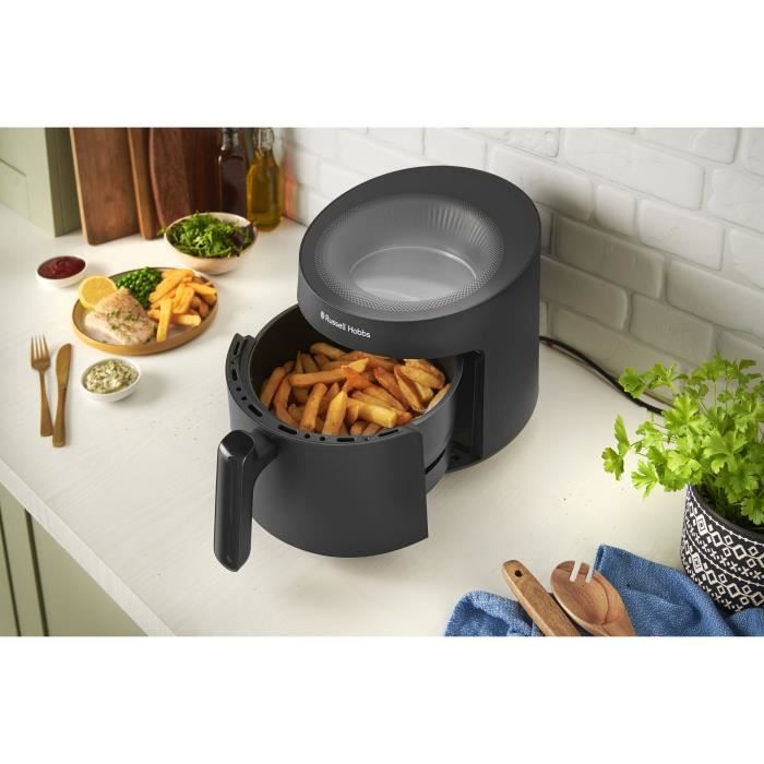 RUSSELL HOBBS SatisFry Air Panoramic 27420-56 Friggitrice senza olio - Capacit� 5 l - 10 programmi di cottura - 1500 W - Nero