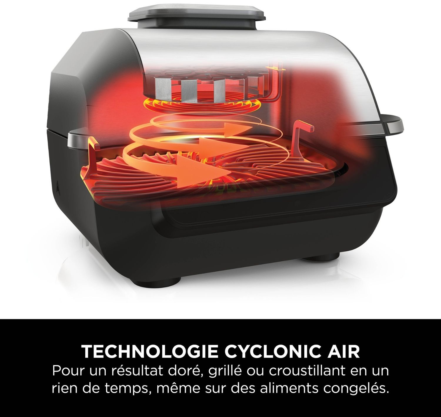 NINJA Grill - EG351EU - Capacit� 5,7L - 5 Programmi di Cottura - Termometro - 1760W