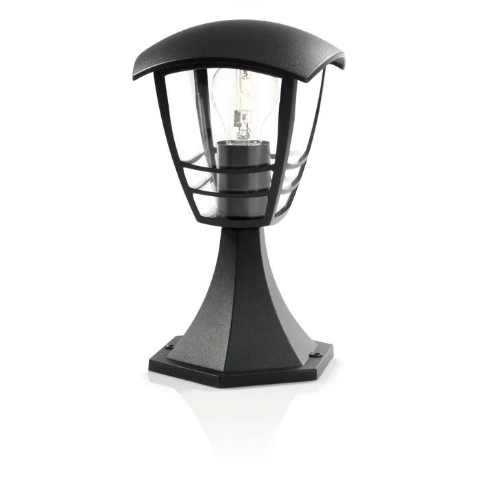 Dissuasore da esterno CREEK in metallo H30cm nero Philips