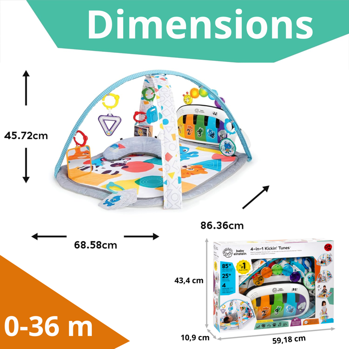 Baby Einstein - Tappetino da gioco - Musica e apprendimento