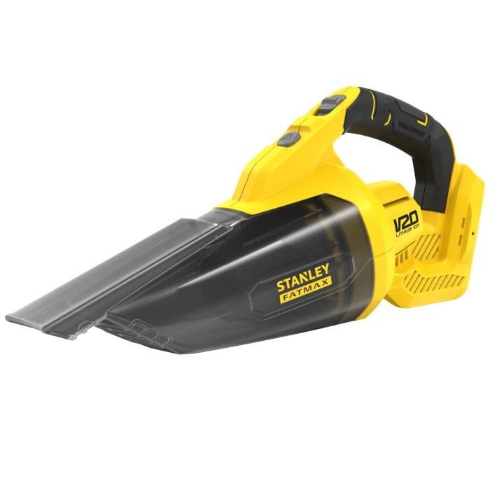 Aspirapolvere portatile senza fili - 18 V - 45 Air Watt, 1300 L/min, 500 ml - Gamma V20 - STANLEY FATMAX, SFMCVH001B-XJ