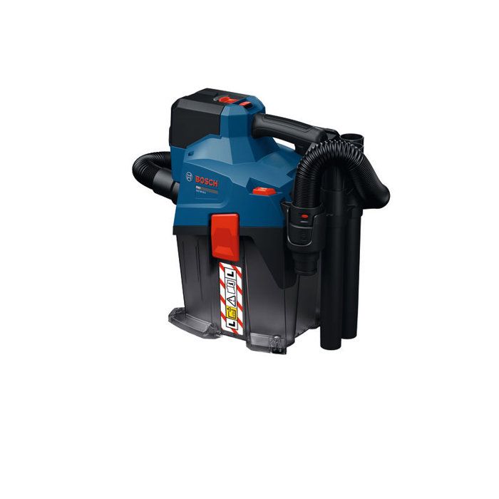 Aspirapolvere senza fili BOSCH PROFESSIONAL - GAS18V-6LS - 18V - 4,5L - 3000 cm� - 36 l/s - Con accessori
