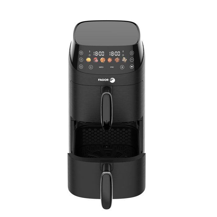 Friggitrice ad aria - FAGOR - FG3301 - Capacit� 5 litri - Doppio serbatoio da 2,5 litri - 6 programmi - 2000 W