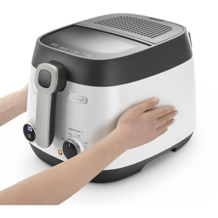 Friggitrice - DELONGHI - FS6067 - 2,4 L - 1700 W - 41,5 x 29 x 26 cm - Grigio / Nero