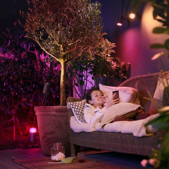 PHILIPS Kit di 3 punti collegati HW e CA Lily 8W - Antracite