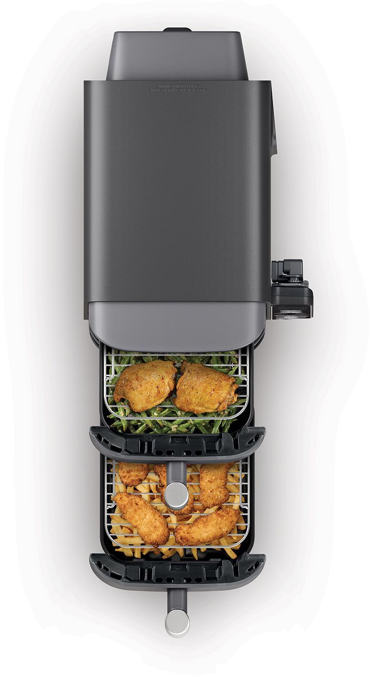 Friggitrice ad aria NINJA - Doppia pila XL SL451EU - Capacit� 9,5 l - 6 programmi di cottura - Sonda di temperatura - 2470 W