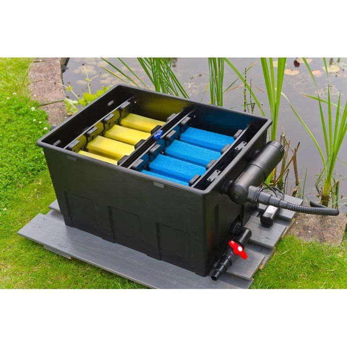Filtro per laghetto a gravit� - UBBINK - SmartClear 12000 BasicSet - 18W UV-C - Capacit� 120L - 12000-24000L