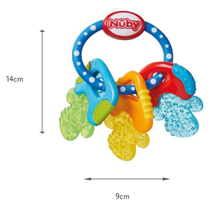 NUBY Anello dentizione Chiavi di refrigerazione 4m +