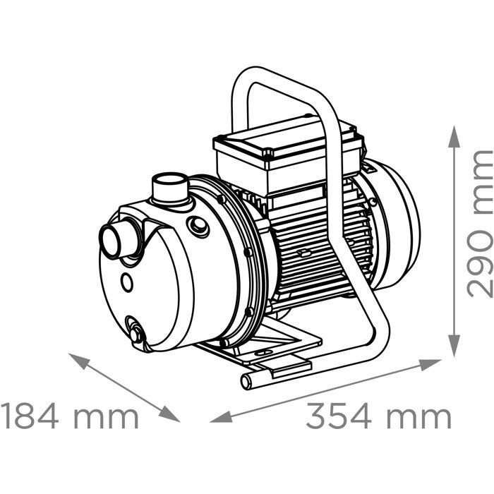 Pompa centrifuga per irrigazione da giardino - SFA - Sanijet 4-50 - Irrigazione con serbatoio - Autoadescante