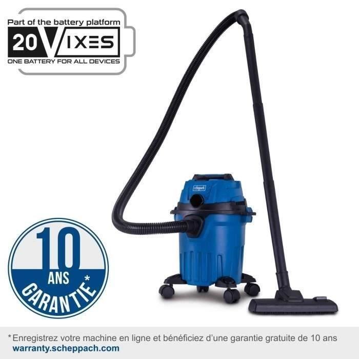 Aspirapolvere a batteria per solidi e liquidi con kit di avviamento 4Ah C-NTS15-X SET L - SCHEPPACH