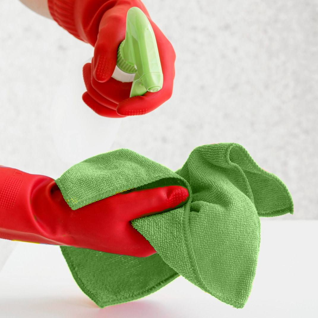 Allice Grünes Mehrzweck-Mikrofasertuch