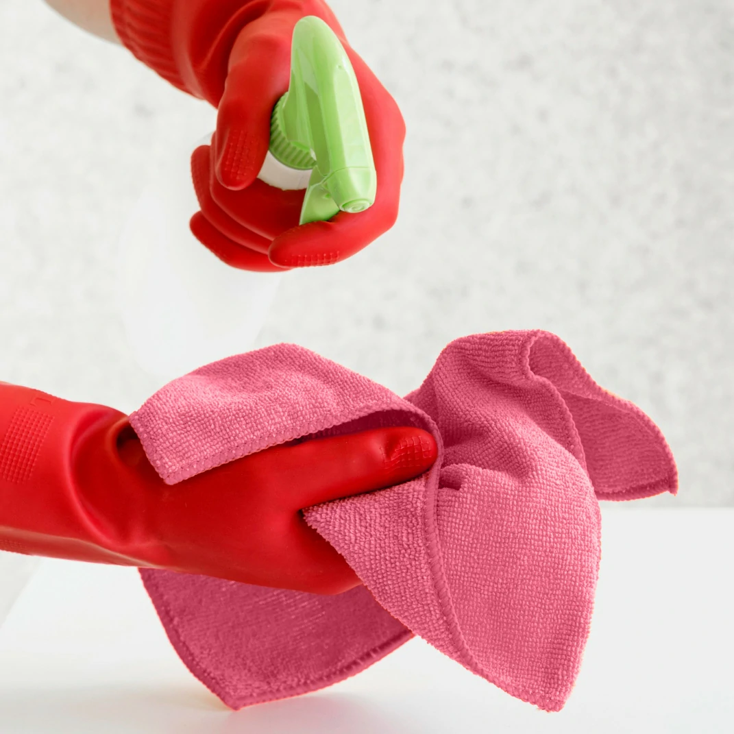 Allice rotes Mehrzweck-Mikrofasertuch