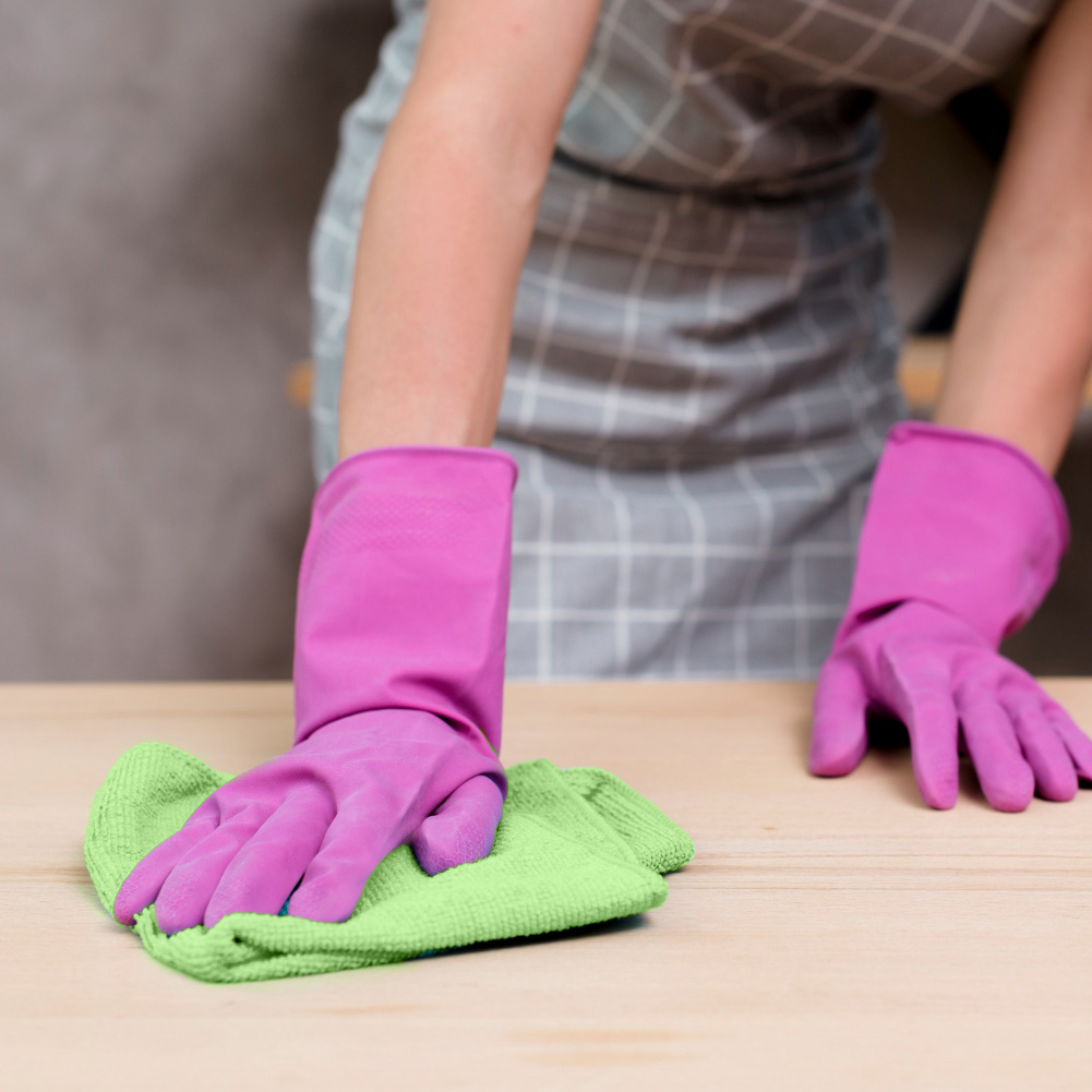 Panno multiuso con angolo abrasivo Angee verde