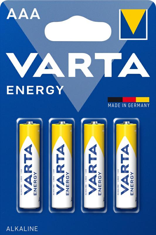 VARTA PILE MINI STILO AAA ENERGY ALCALINE 4PZ