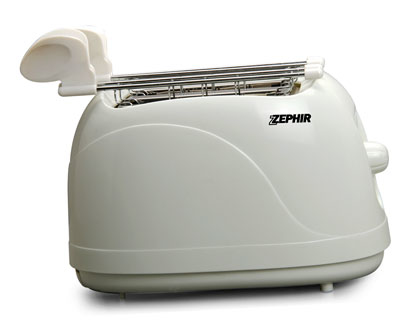 ZEPHIR TOSTAPANE CON TIMER 750WBIANCO ZHC475