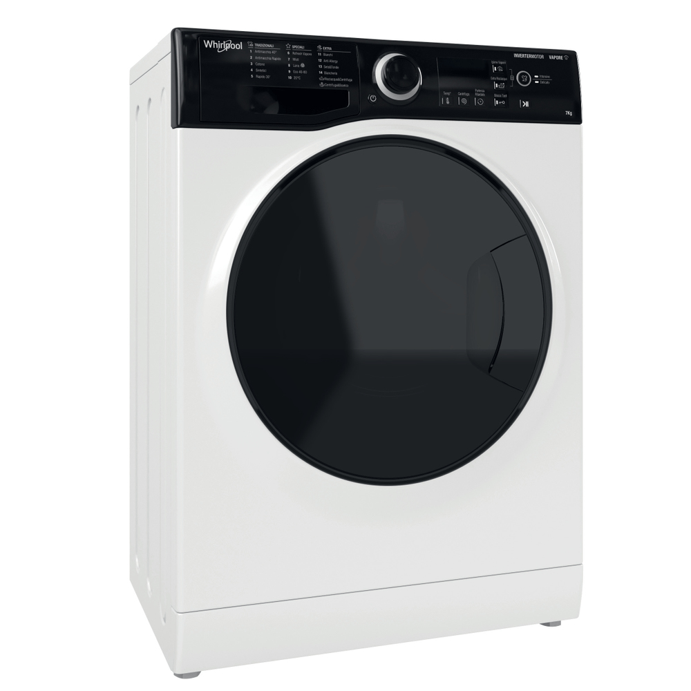 Whirlpool 7 kg schlanke Waschmaschine STEAM INVERTER B 1200 U/min WSB 725 D IT