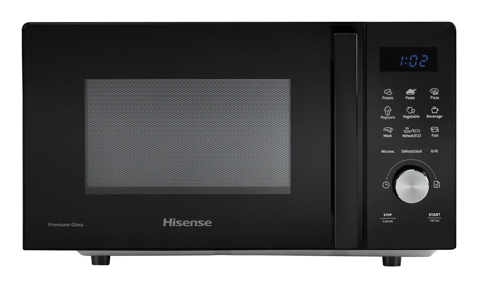 HISENSE FORNO MICROONDE+GRILL DIGITAL 20LT 800+700W NERO H20MOBSD1HG