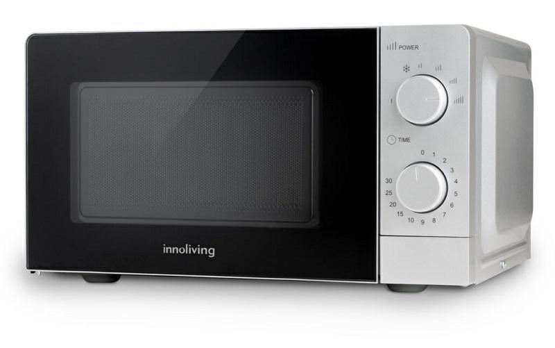 INNOLIVING FORNO MICROONDE 19LT700W SILVER INN-860