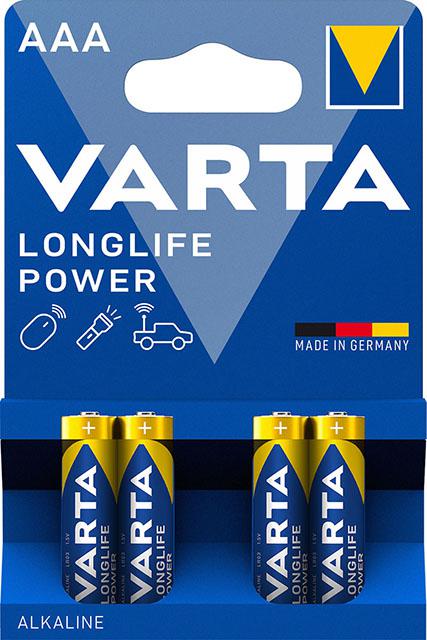 VARTA PILE MINI STILO AAA LONGELIFE ALCALINE 4PZ