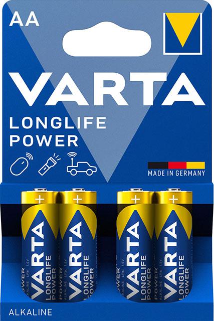 VARTA PILE STILO AA LONGELIFE ALCALINE 4PZ