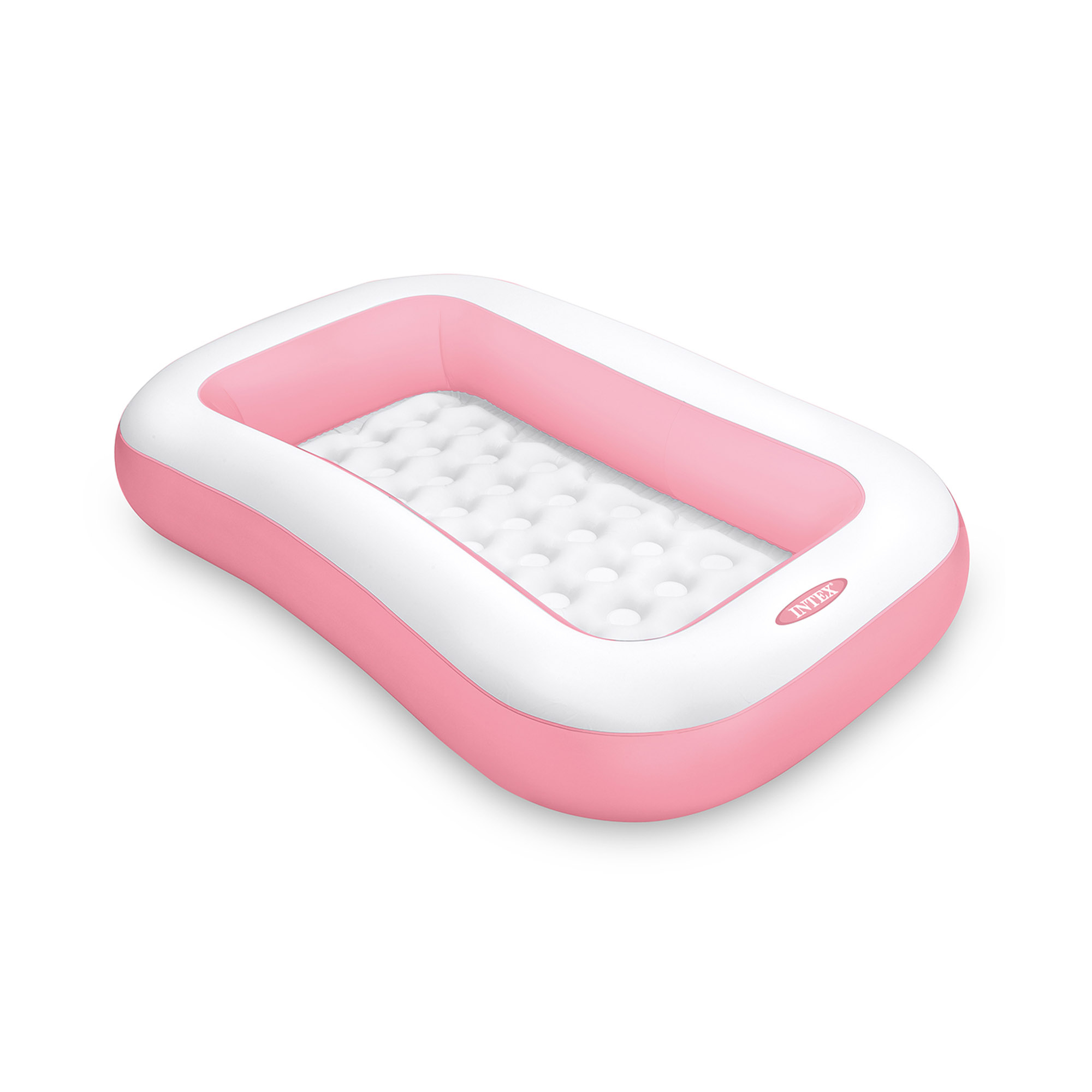 INTEX RECHTECKIGER AUFBLASBARER POOL 2+ ROSA 166X100X25CM 58423