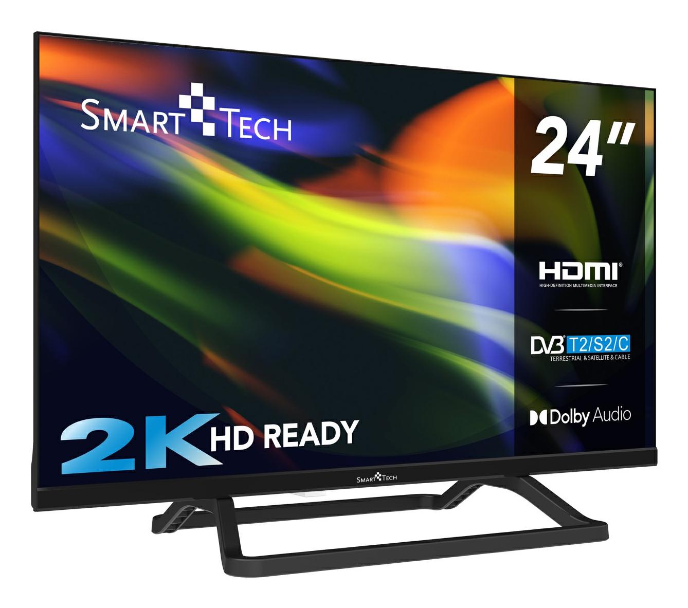 SMART TECH TV 24" HD FRAMELESS HOTEL 12V T2/S2 24HN01V3CA (not smart)