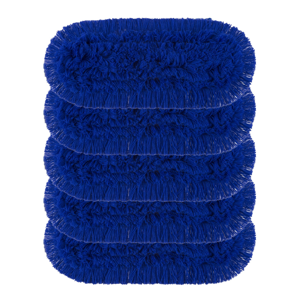 Schachtel mit 5 mittleren Acrylfransen 40 cm.