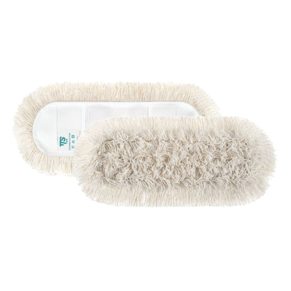 Schachtel mit 5 Baumwollfransen, 40 cm.