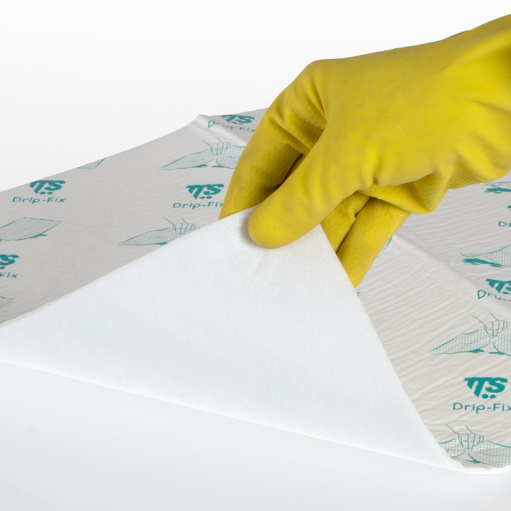 Packung mit 5 Packungen mit 10 Drip-Fix ultraabsorbierenden Einweg-Pads 45x33 cm
